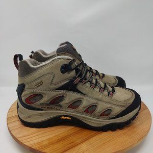 Merrell Moab- Womens- Size 9- Tan Black- [86162]- Ankle -Hiking Boots. Fit small